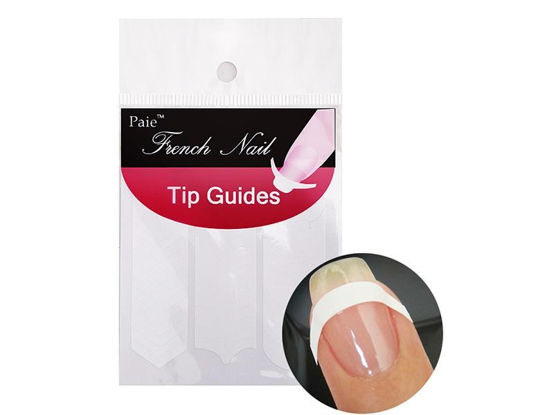 10Pcs French Manicure Nail Art Tips Fringe Sticker