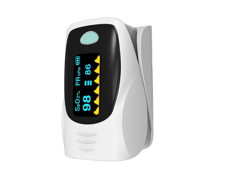 Finger Pulse Oximeter & Blood Oxygen Monitor