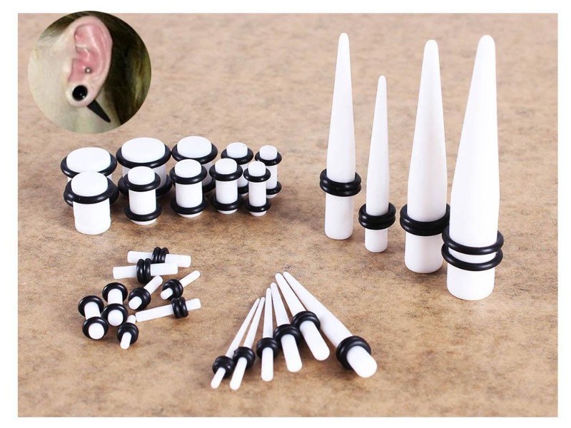 Ear Stretcher Tapers & Plug Kits 28PCS