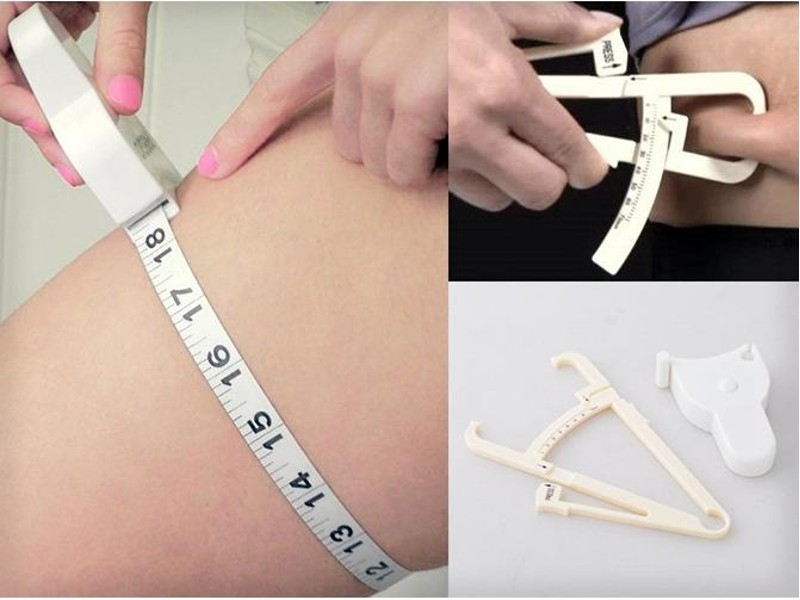 Body Fat Caliper and Girth Tape Set