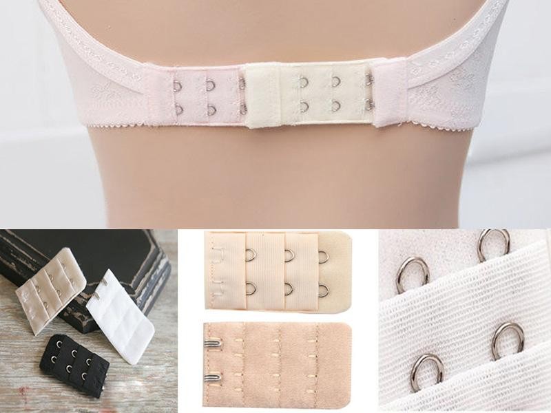 Bra Extenders Strap Extension 2 Hooks 3 Colours