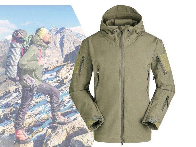 Soft Shell Tactical Hiking Jacket Size L NZ52.16 eMax.co.nz