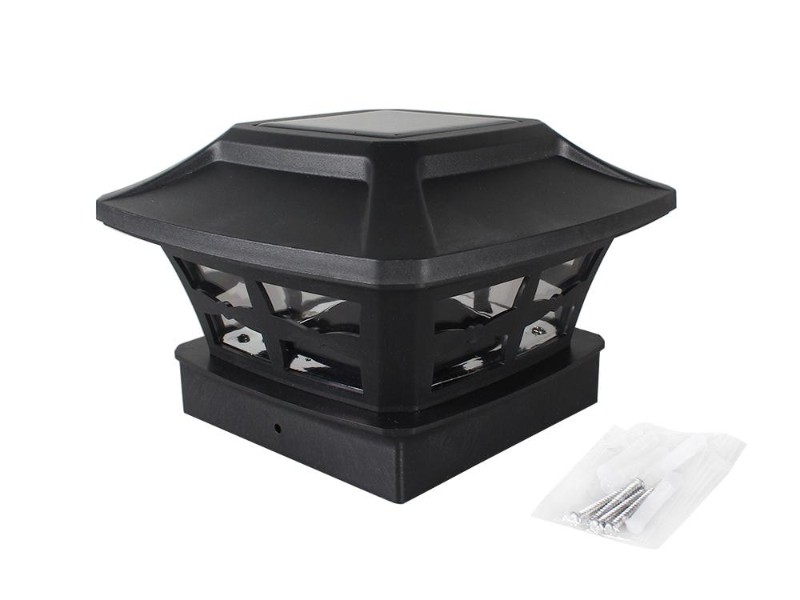 Solar Lights Outdoor Lamp Fence Post Cap