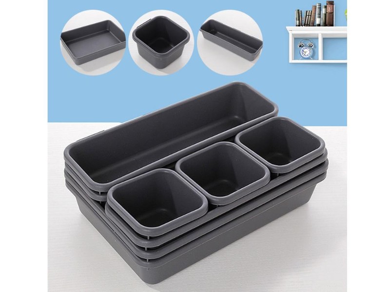 Interlocking Bins Storage 8 Bins Multi-propose Box Organizer