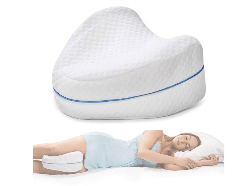 Memory Foam Clip Knee Pillow- Heart Shape