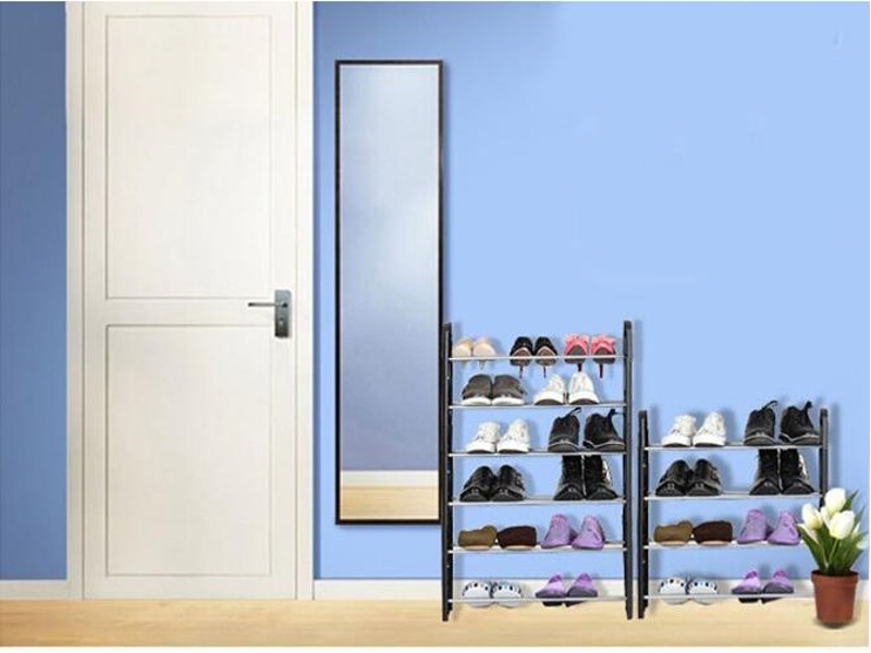 2 or 10 Tier Shoe Rack Organiser Storage Shelf