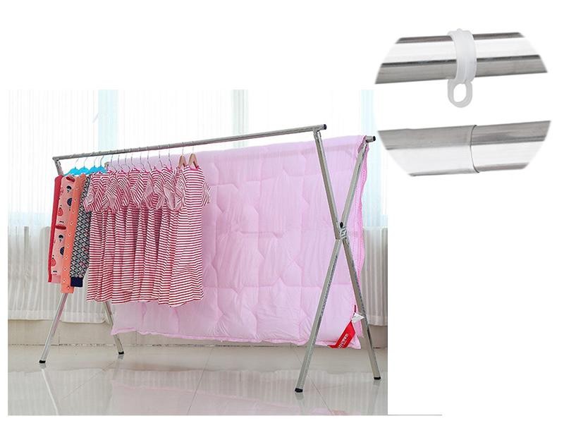 Stainless Steel X Shape Clothes Drying Rack