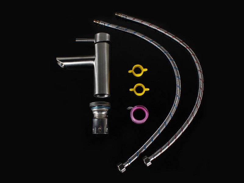 Stainless Steel Water Faucets Hot Cold Water Mixer Tap