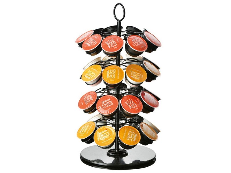 4 Tiers Rotating Spiral Capsule Coffee Pod Holder Stand Rack