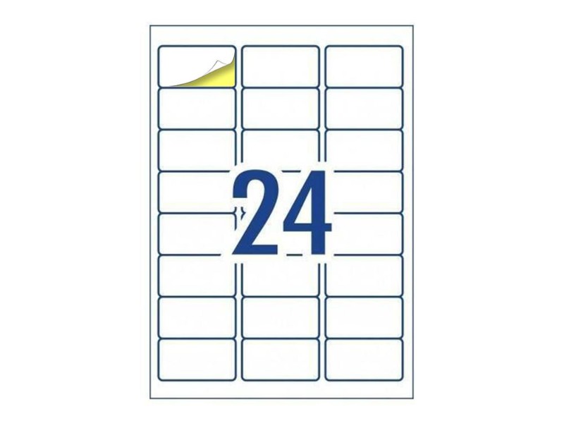 A4 Labels Sticker 24's 100 Sheets