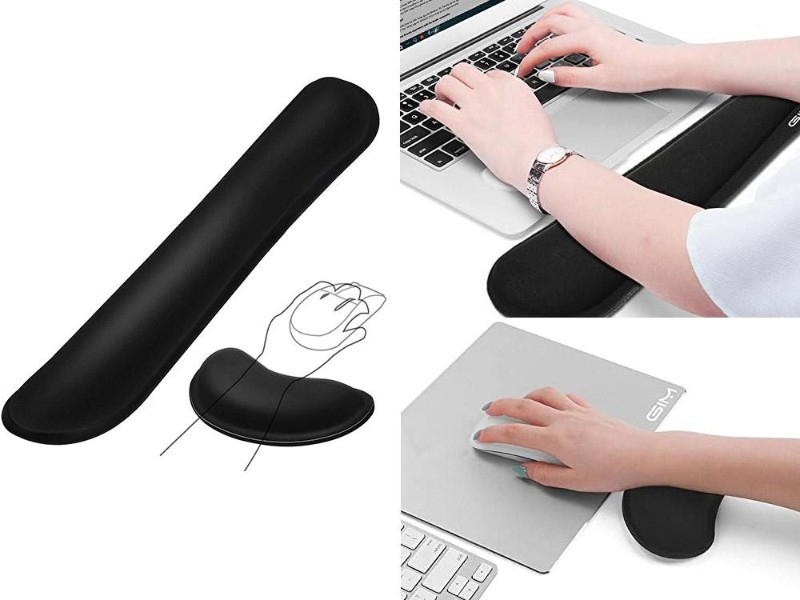 Keyboard Wrist Support Pad + Mouse Wrist Rest Pad