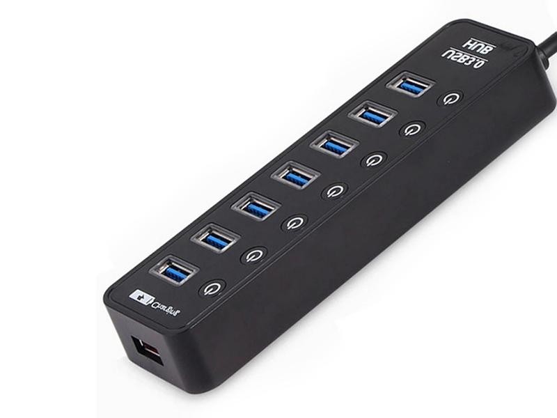 USB HUB 7 Ports PC Laptop with Switch & Back Light