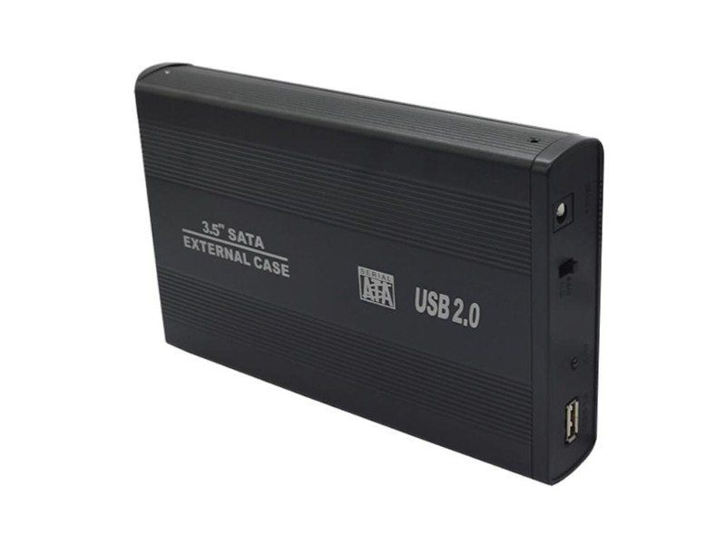 3.5" SATA HDD Hard Drive External Case USB 2.0