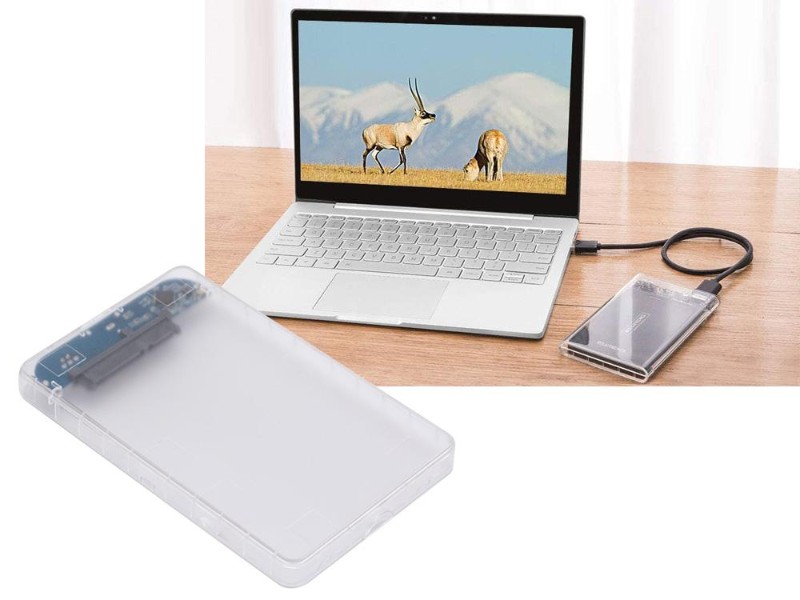 2.5" USB 3.0 Hard Drive Enclosure SATA HDD External Case