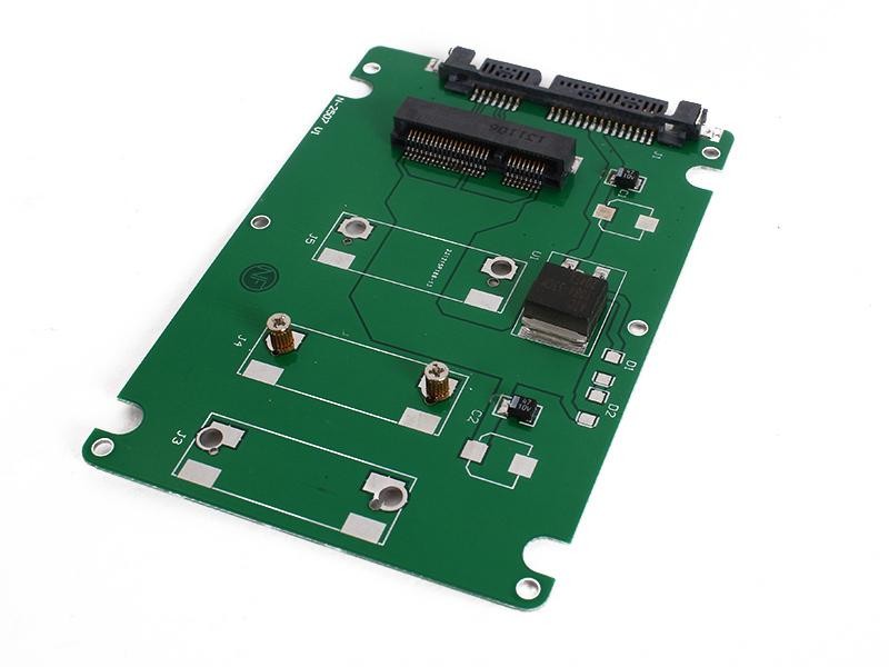 mSATA Mini PCIe SSD to 2.5" SATA Adapter with Case