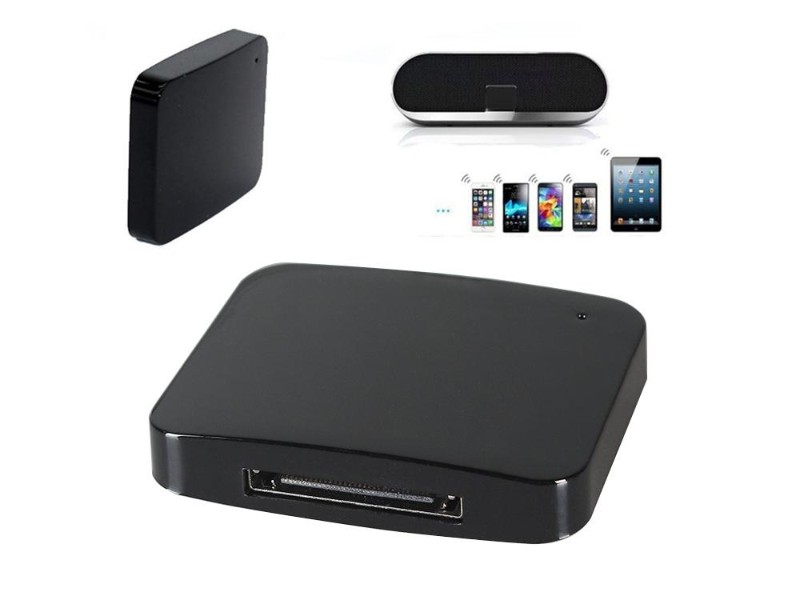 Bluetooth Music Audio Receiver for iPod iPhone 30 Pin