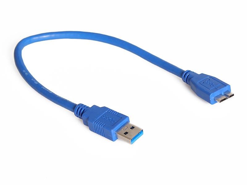 USB 3.0 Data Cable 30cm A Male to Micro B