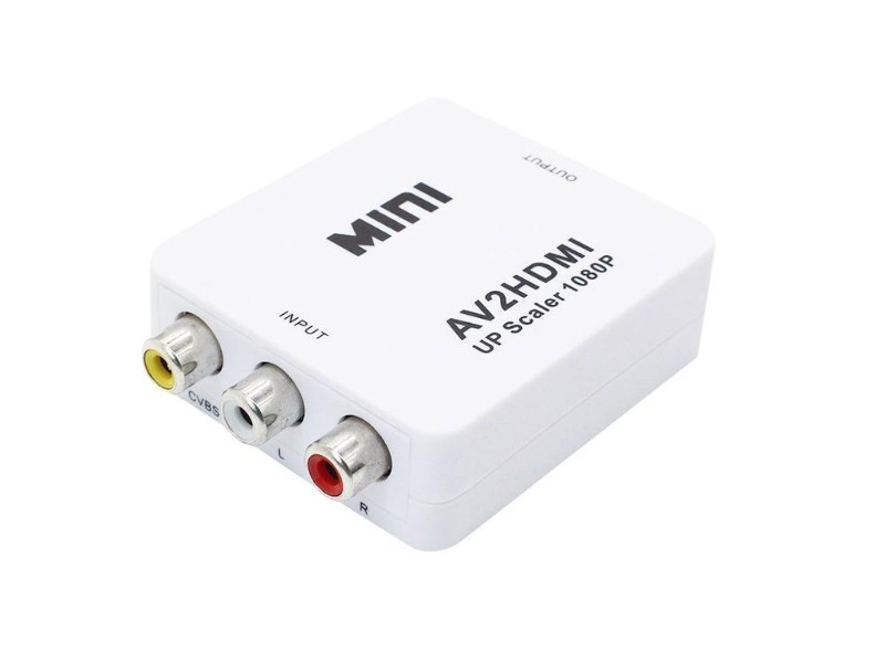 Mini AV RCA Composite to HDMI Converter