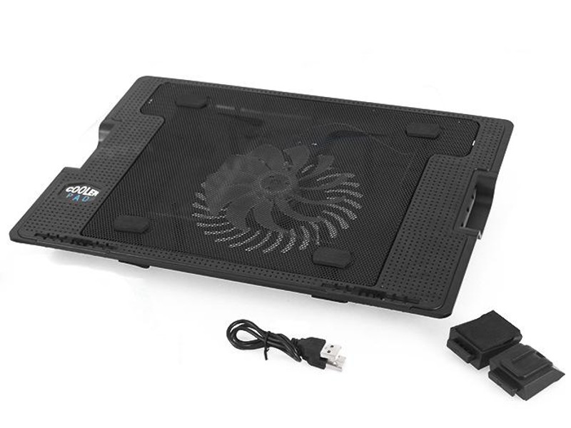 Laptop Cooling Pad Fan Height Adjustable