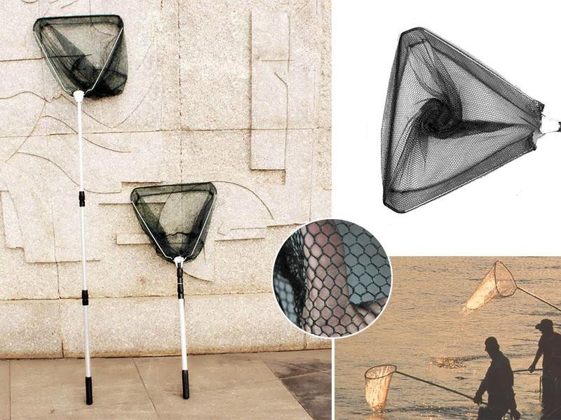 Triangular Folding Fishing Landing Net 3 Section