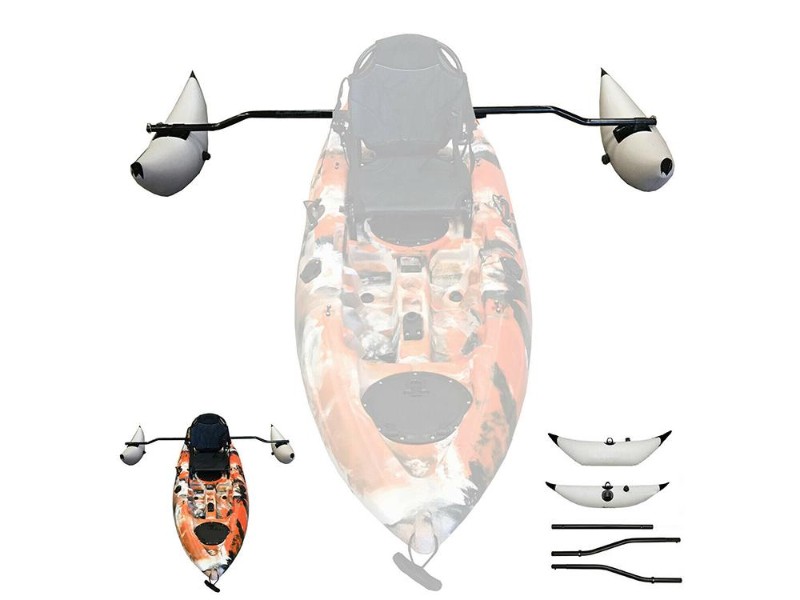 Inflatable  Stabilizer Kayak Outrigger Kit Float Balance 205-245