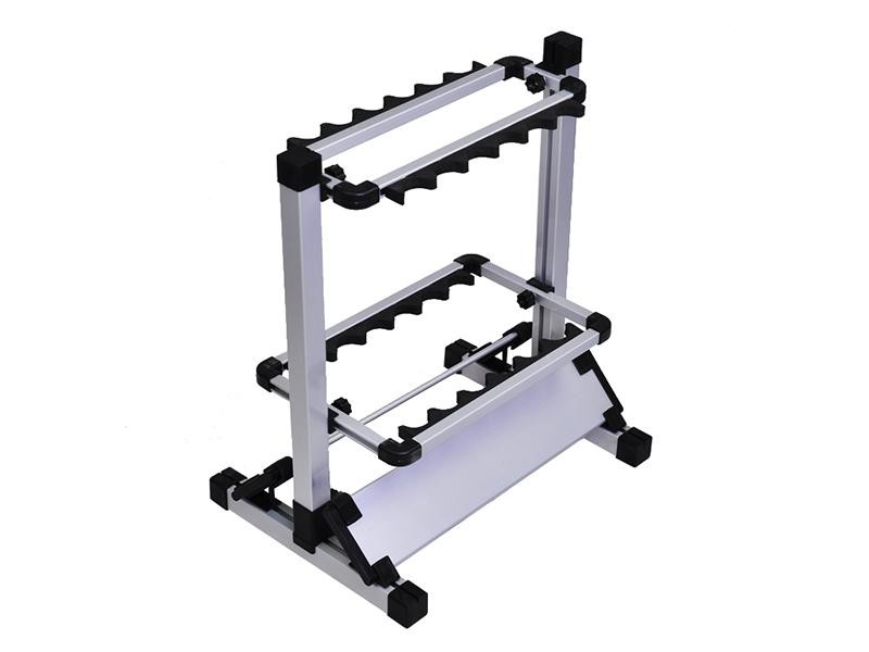 12 Slot Aluminium Fishing Rod Stand Rack