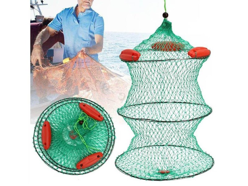 Fishing Net with Floating Balls