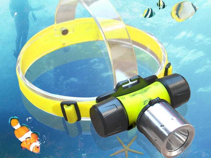 Waterproof LED Diving Headlamp 500lms