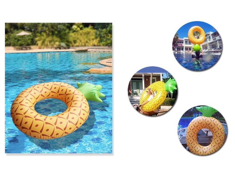 Pineapple Inflatable Swimming Pool Float