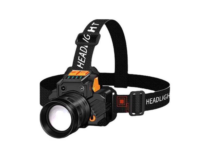 Rechargeable LED Headlamp 1500lm w/ Motion Sensor & Power Bank