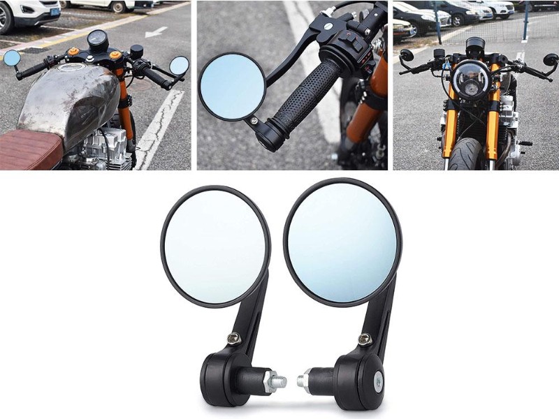 Bar End Mirrors - 7/8" Bar End Rear Mirrors