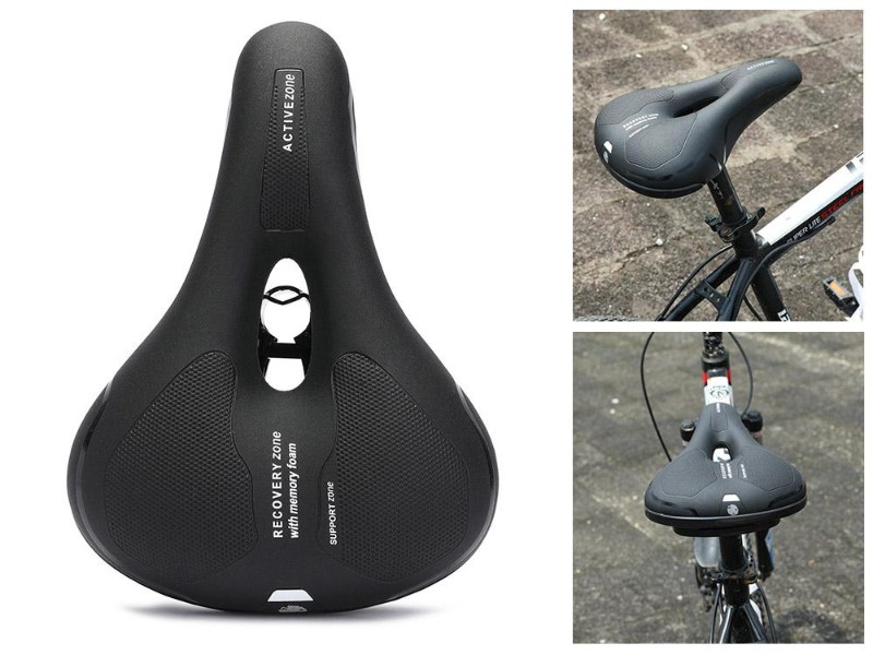 Comfortable Bike Seat Bicycle Saddle With Soft Bike Cushion
