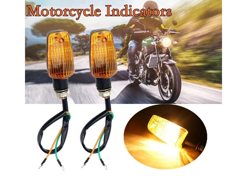 Motorcycle LED Turn Signal Indicator Light X2