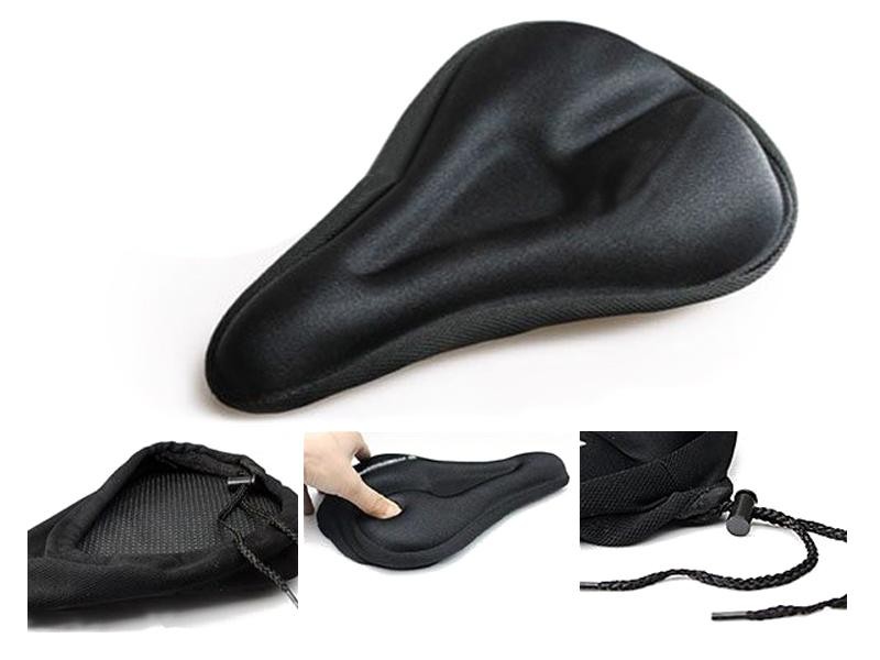 Bike Seat Cover Gel Seat Cover Saddle Pad BLACK