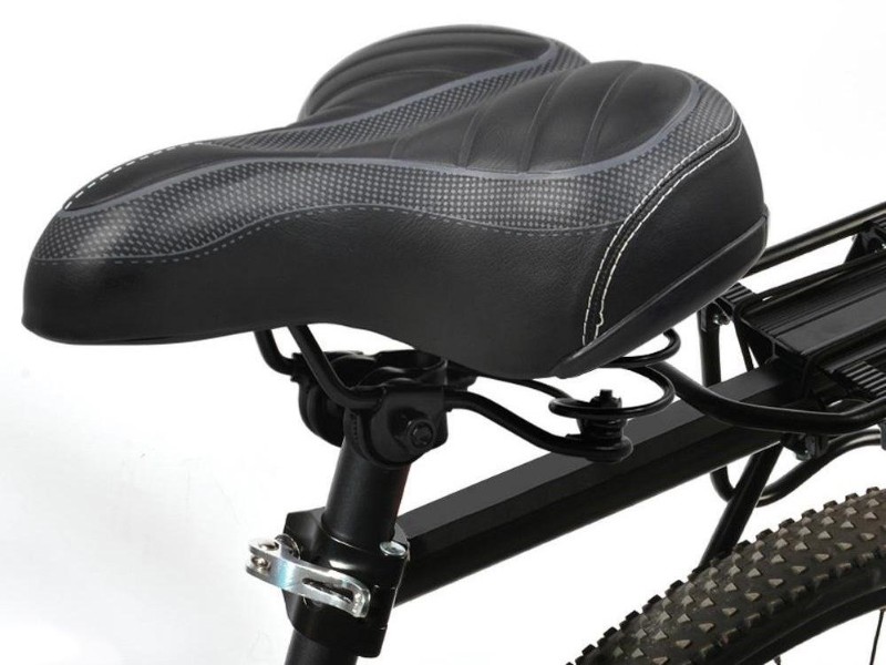 Black Comfortable Bicycle Saddle Bike Seat