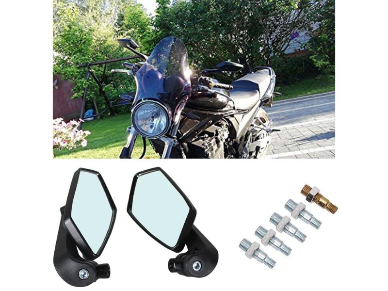 Motorcycle Mirrors, 8mm 10mm Motorcycle Mirrors