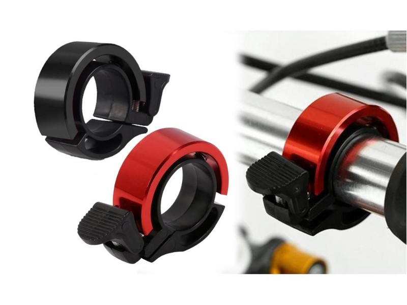 Super Mini Invisible Bike Bell - Red
