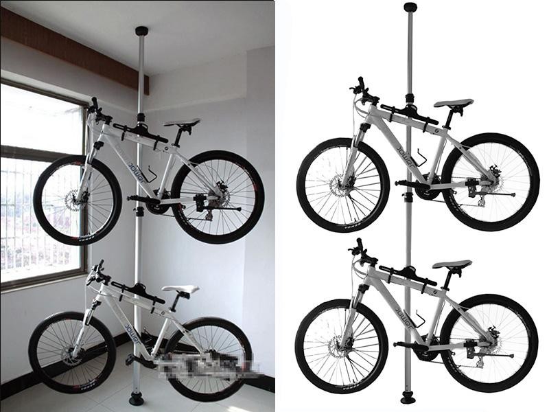 Dual Bike Rack - Adjustable Storage Stand