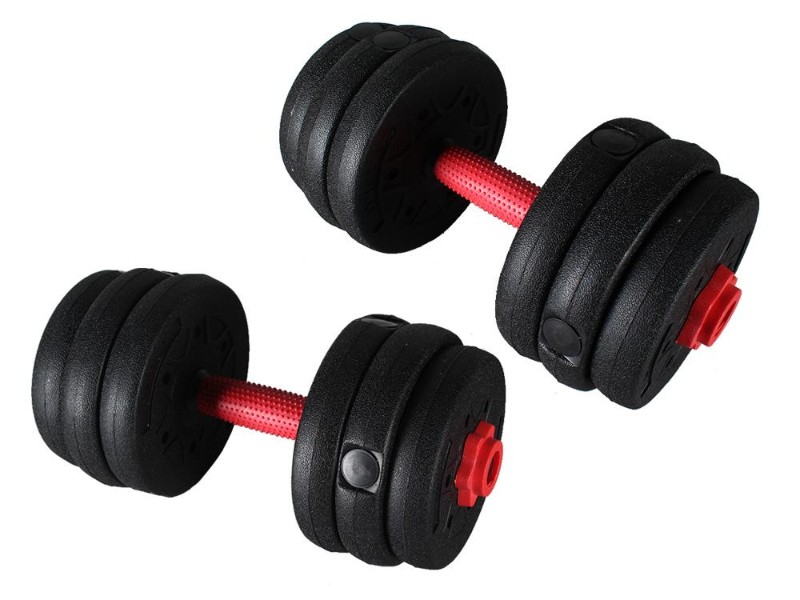 20kg Dumbbells Set Adjustable Rubber Weights