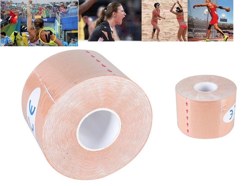 Fleshcolor Muscle Fix Therapy Tape for Swimming/ Running