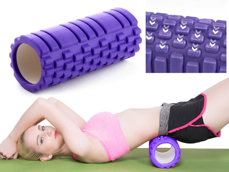 Purple Yoga Foam Roller