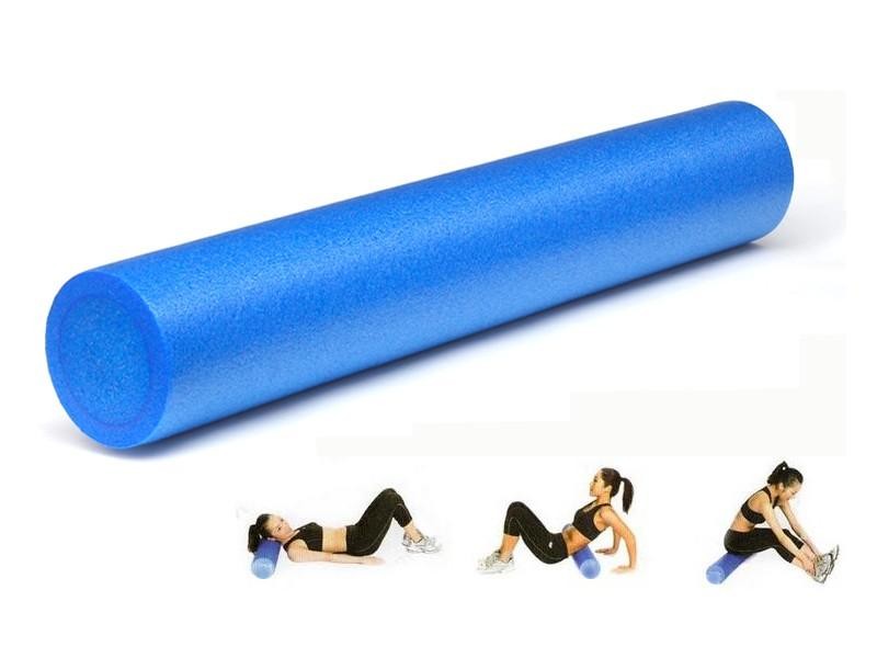 Yoga Foam Roller Round 90CM x 15CM - BLUE