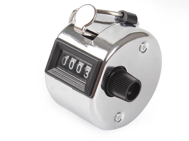 4-Digit Manual Handheld Tally Counter Clicker