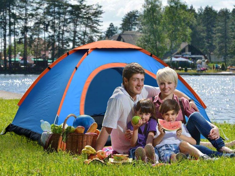 Automatic Quick Opening Tent - 3-4 Persons