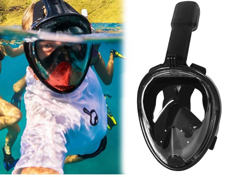 Breathefree GoPro Compatible Snorkel & Scuba Mask