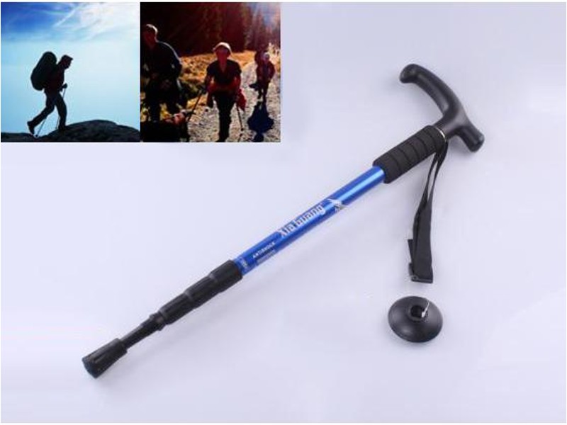 Hiking Anti-shock Walking Pole Trekking Stick Cane