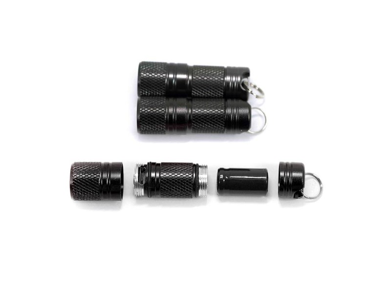 Mini Flashlight USB Rechargeable Torch with Keychain