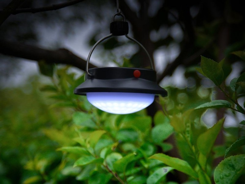 60LED Waterproof Solar Lantern Outdoor Camping Light