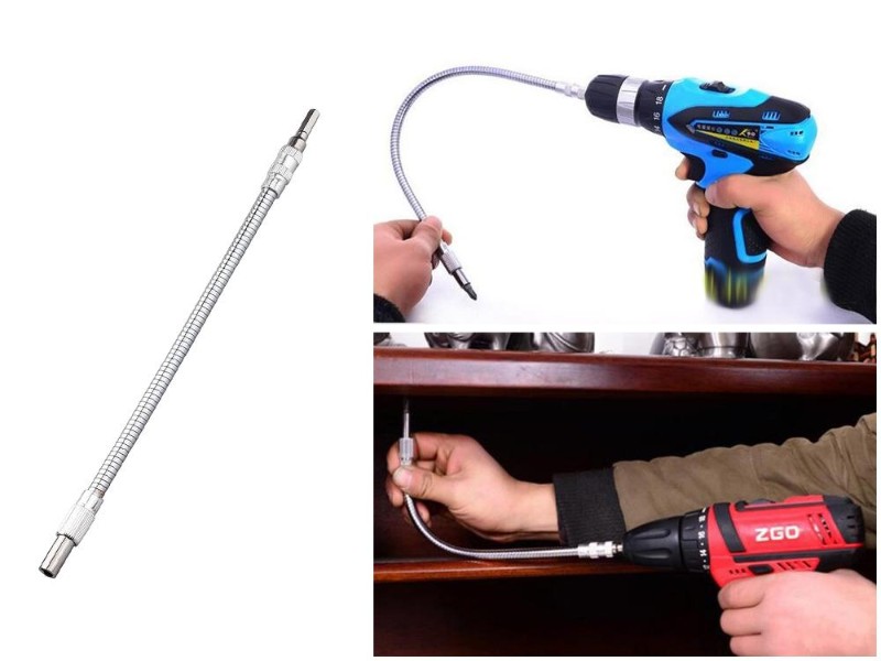 Flexible Drill Bit Extension Shaft 30cm Hex Driver