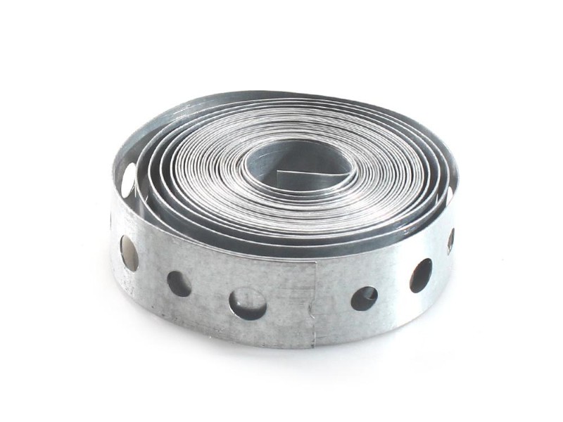 Galvanized Metal Pipe Strap for Downpipe, Fence, Garden